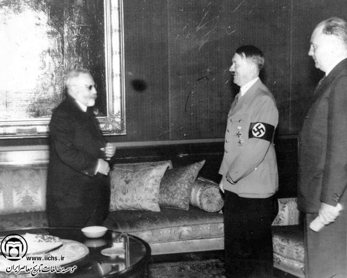 ملاقات حسن اسفندیاری با آدولف هیتلر صدراعظم آلمان