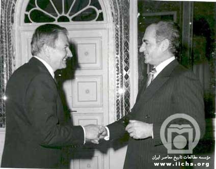 محمدرضا پهلوی و دیوید راکفلر