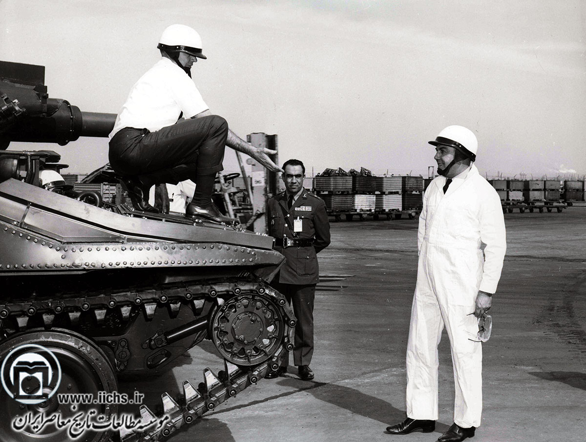 نمونه‌ای از تانک‌های واردشده به ایران در دوره پهلوی