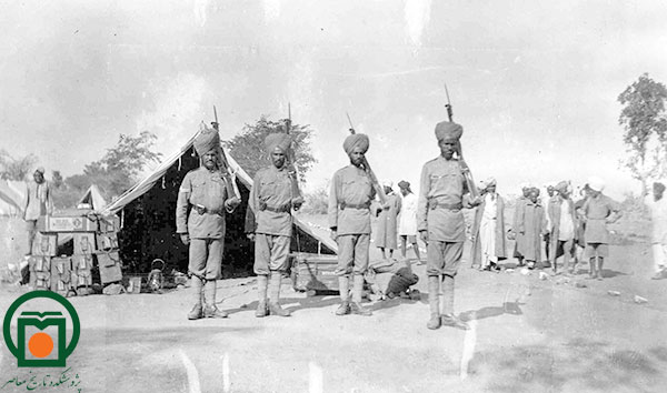 عده‌ای از سربازان هندی ـ انگلیسی در ایران دوره قاجار