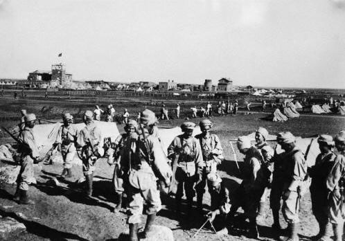 سربازان سوری در نبرد میسلون (سال ۱۹۲۰)