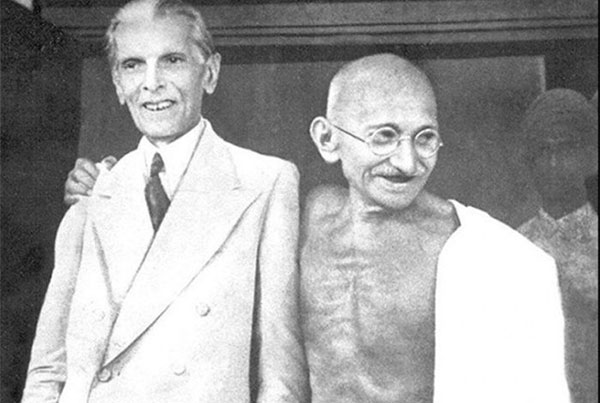 محمدعلی جناح و مهاتما گاندی