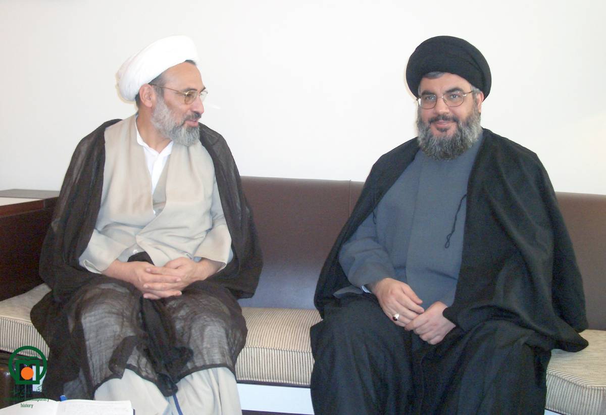 شهید سیدحسن نصرالله و حجت‌الاسلام والمسلمین محمدحسن رحیمیان