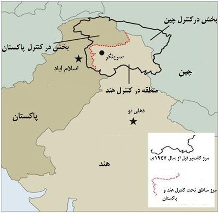 نقشه کشمیر