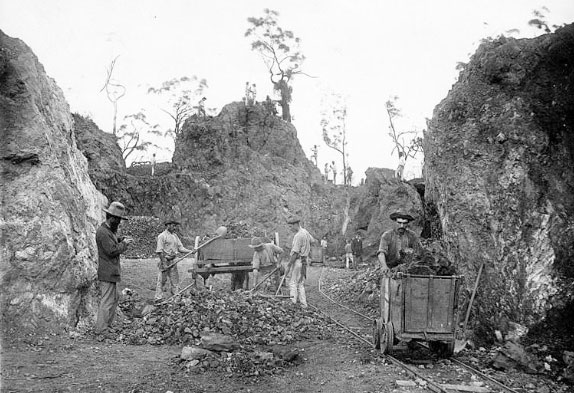 معدن مونت مورگان حدود ۱۸۸۸م