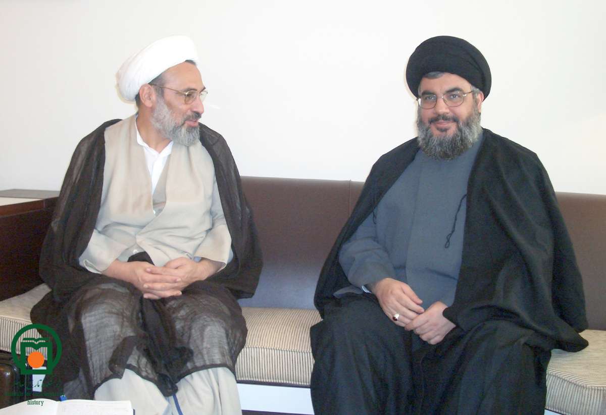 شهید سیدحسن نصرالله و حجتالاسلام والمسلمین محمدحسن رحیمیان