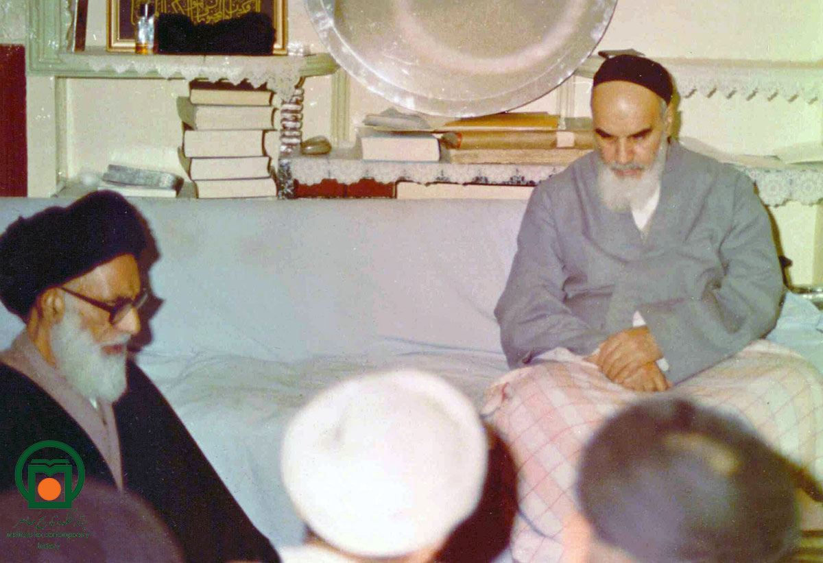 شهید آیت‌الله سیدعبدالحسین دستغیب شیرازی در واپسین دیدار با امام خمینی (جماران؛ سال 1360)