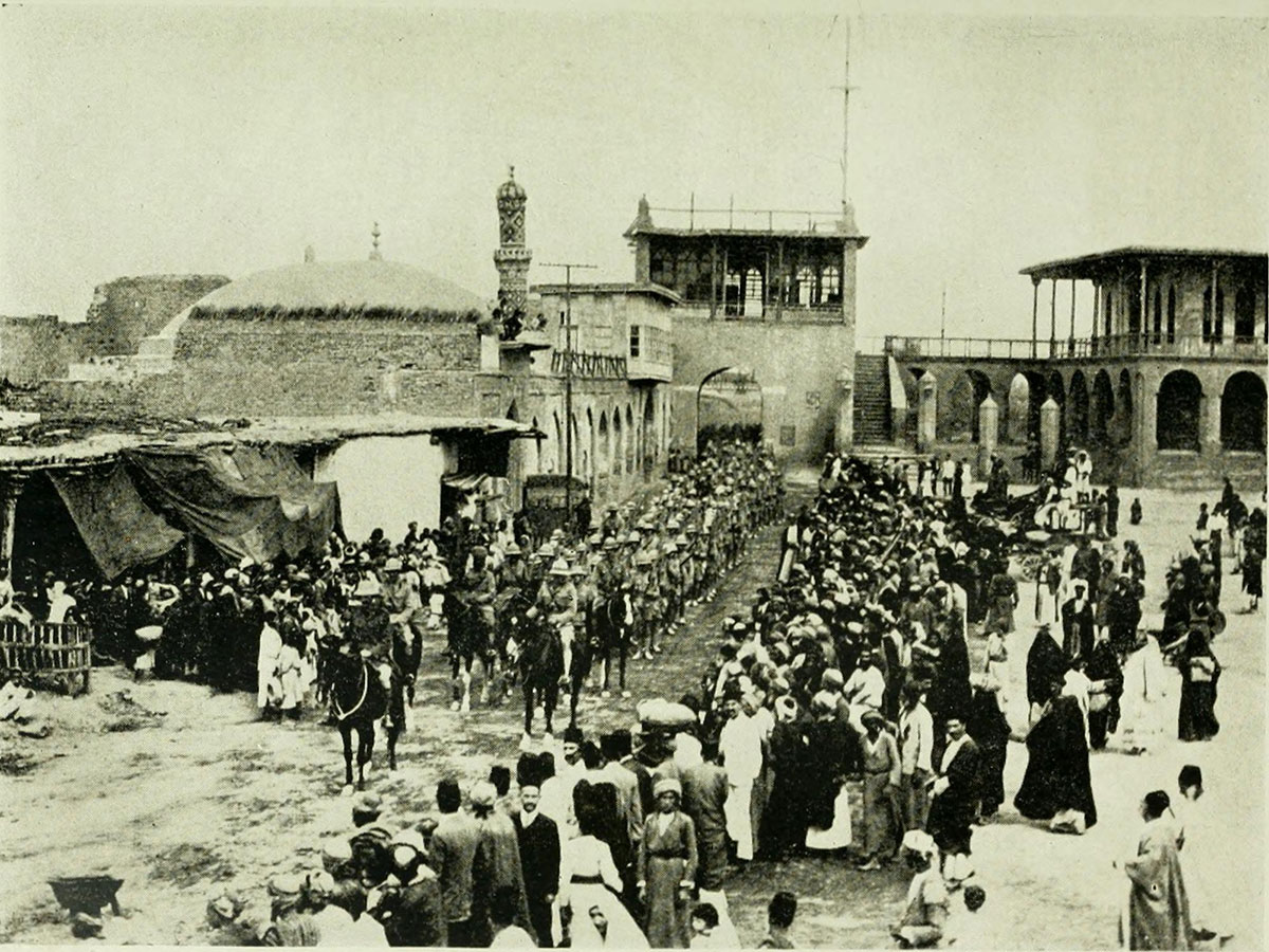 ورود نیروهای انگلیس به بغداد در مارس ۱۹۱۷م